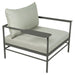 Fermob Rivage Fauteuil bas Romarin 48 Teint Masse Mix Vert Prairie M01354 