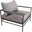 Fermob Rivage Fauteuil bas Romarin 48 Teint Masse Texture Stracciatella M01284 