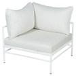 Fermob Rivage Fauteuil d'angle Blanc coton 01 Perle D4 