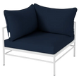 Fermob Rivage Fauteuil d'angle Blanc coton 01 Teint Masse Bleu Nuit M0754 