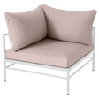 Fermob Rivage Fauteuil d'angle Blanc coton 01 Teint Masse Papyrus M0602 