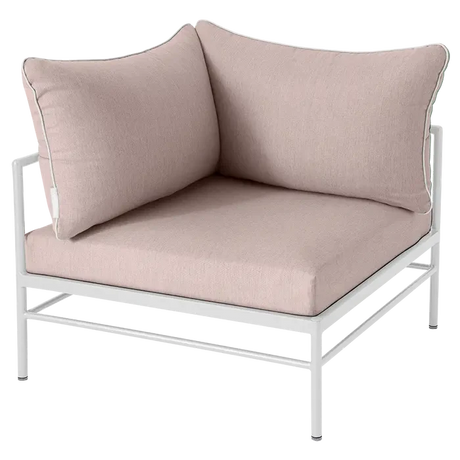 Fermob Rivage Fauteuil d'angle Blanc coton 01 Teint Masse Papyrus M0602 