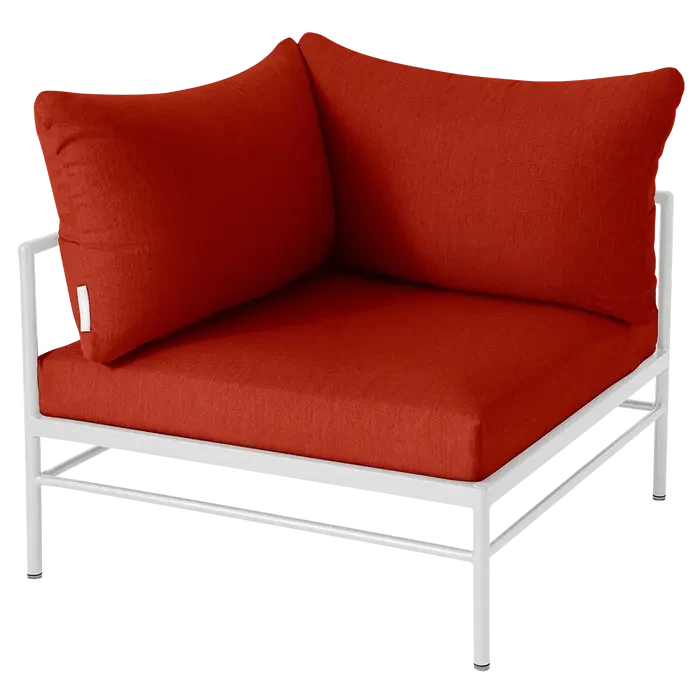 Fermob Rivage Fauteuil d'angle Blanc coton 01 Teint Masse Tomette M0772 
