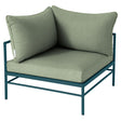 Fermob Rivage Fauteuil d'angle Bleu acapulco 21 Natté Sunbrella Cactus 82 