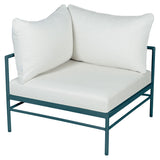 Fermob Rivage Fauteuil d'angle Bleu acapulco 21 Perle D4 