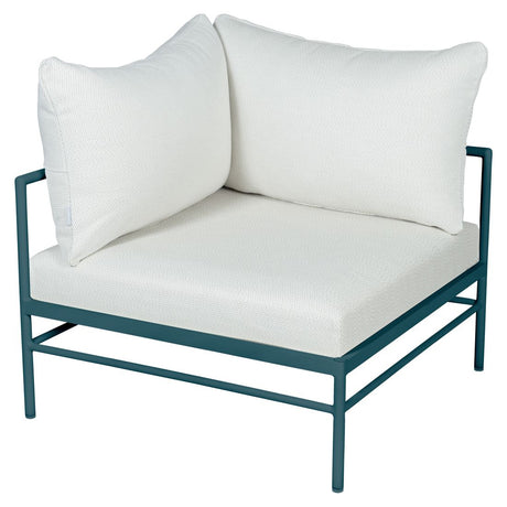Fermob Rivage Fauteuil d'angle Bleu acapulco 21 Perle D4 