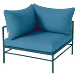 Fermob Rivage Fauteuil d'angle Bleu acapulco 21 Teint Masse Bleu Adriatic M03941 