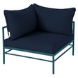 Fermob Rivage Fauteuil d'angle Bleu acapulco 21 Teint Masse Bleu Nuit M0754 