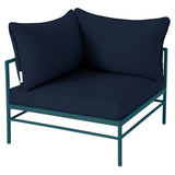 Fermob Rivage Fauteuil d'angle Bleu acapulco 21 Teint Masse Bleu Nuit M0754 