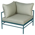 Fermob Rivage Fauteuil d'angle Bleu acapulco 21 Teint Masse Mix Vert Prairie M01354 