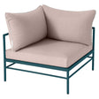 Fermob Rivage Fauteuil d'angle Bleu acapulco 21 Teint Masse Papyrus M0602 