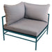 Fermob Rivage Fauteuil d'angle Bleu acapulco 21 Teint Masse Texture Stracciatella M01284 