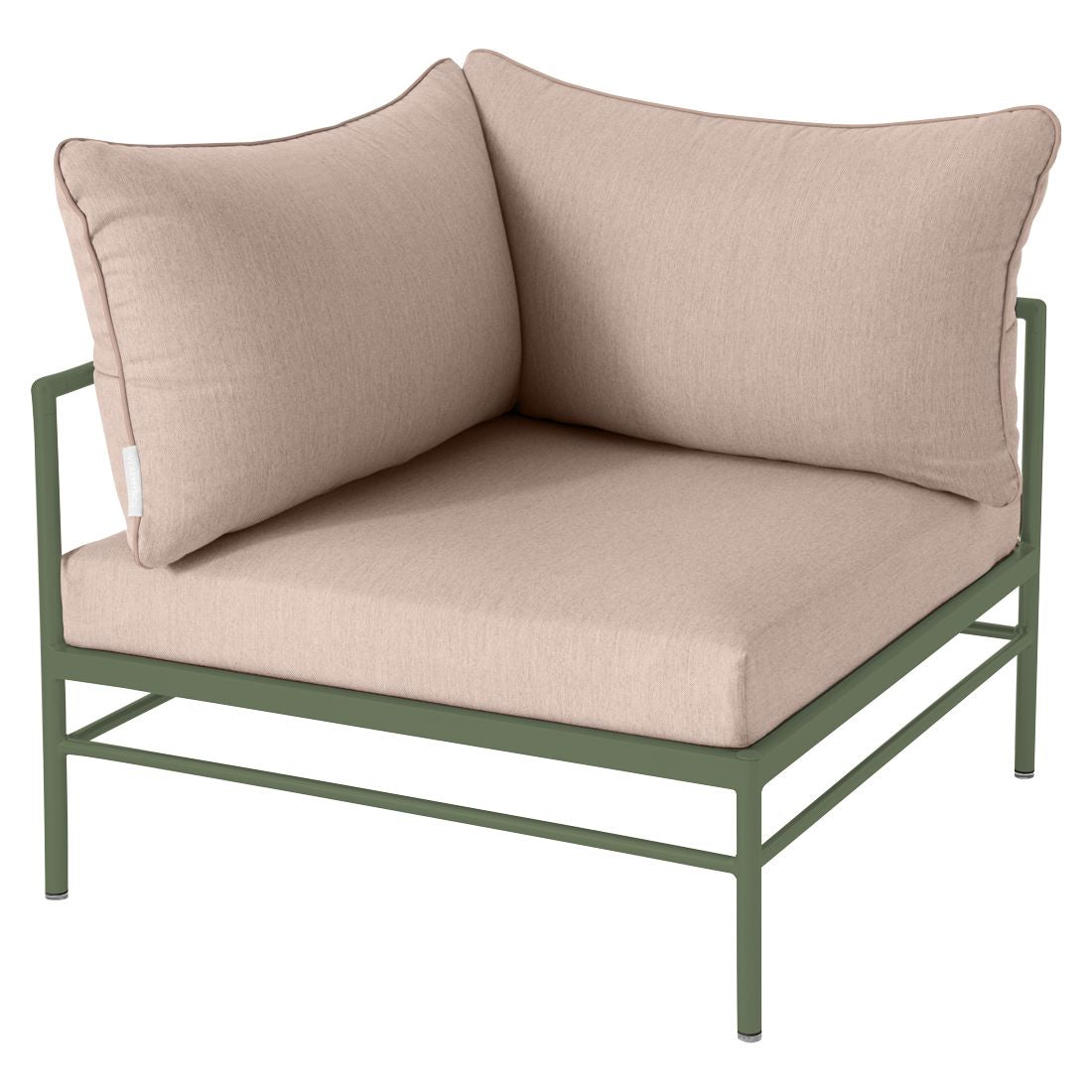 Fermob Rivage Fauteuil d'angle Cactus 82 Natté Sunbrella Ficelle M0610 