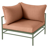 Fermob Rivage Fauteuil d'angle Cactus 82 Natté Sunbrella Pêche M0138 