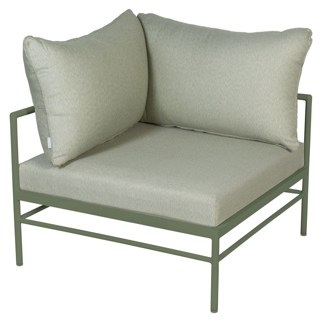 Fermob Rivage Fauteuil d'angle Cactus 82 Teint Masse Mix Vert Prairie M01354 