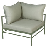 Fermob Rivage Fauteuil d'angle Cactus 82 Teint Masse Mix Vert Prairie M01354 