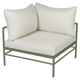 Fermob Rivage Fauteuil d'angle Cactus 82 Teint Masse Texture Osier M0605 