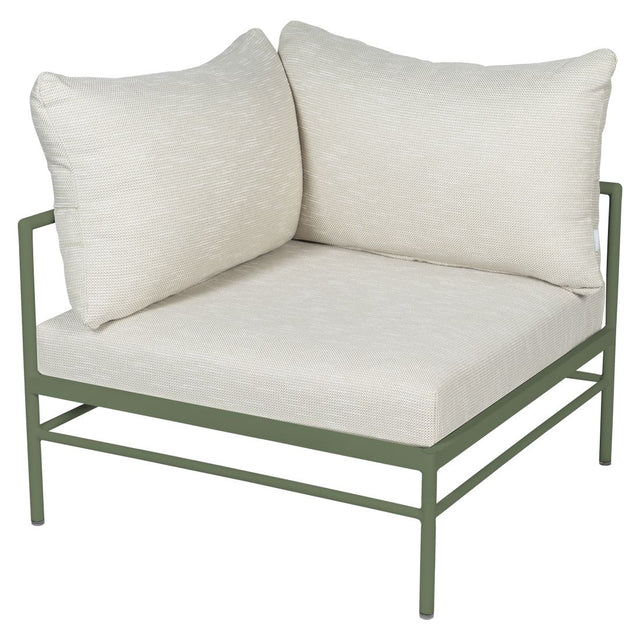 Fermob Rivage Fauteuil d'angle Cactus 82 Teint Masse Texture Osier M0605 