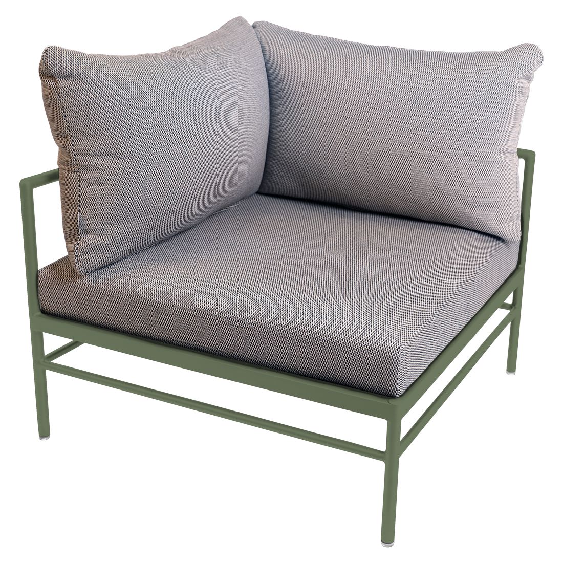Fermob Rivage Fauteuil d'angle Cactus 82 Teint Masse Texture Stracciatella M01284 