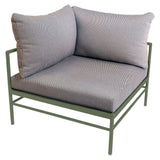 Fermob Rivage Fauteuil d'angle Cactus 82 Teint Masse Texture Stracciatella M01284 