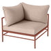 Fermob Rivage Fauteuil d'angle Ocre rouge 20 Natté Sunbrella Ficelle M0610 