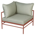 Fermob Rivage Fauteuil d'angle Ocre rouge 20 Teint Masse Mix Vert Prairie M01354 