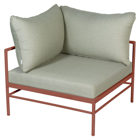 Fermob Rivage Fauteuil d'angle Ocre rouge 20 Teint Masse Mix Vert Prairie M01354 