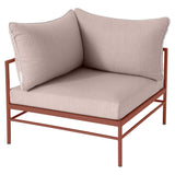 Fermob Rivage Fauteuil d'angle Ocre rouge 20 Teint Masse Papyrus M0602 