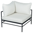 Fermob Rivage Fauteuil d'angle Réglisse 42 Perle D4 