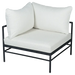 Fermob Rivage Fauteuil d'angle Réglisse 42 Perle D4 