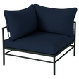 Fermob Rivage Fauteuil d'angle Réglisse 42 Teint Masse Bleu Nuit M0754 