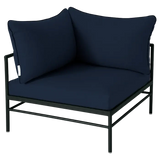 Fermob Rivage Fauteuil d'angle Réglisse 42 Teint Masse Bleu Nuit M0754 