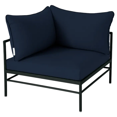 Fermob Rivage Fauteuil d'angle Réglisse 42 Teint Masse Bleu Nuit M0754 