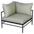 Fermob Rivage Fauteuil d'angle Réglisse 42 Teint Masse Mix Vert Prairie M01354 