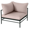 Fermob Rivage Fauteuil d'angle Réglisse 42 Teint Masse Papyrus M0602 