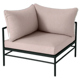 Fermob Rivage Fauteuil d'angle Réglisse 42 Teint Masse Papyrus M0602 