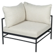 Fermob Rivage Fauteuil d'angle Réglisse 42 Teint Masse Texture Osier M0605 