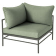 Fermob Rivage Fauteuil d'angle Romarin 48 Natté Sunbrella Cactus 82 