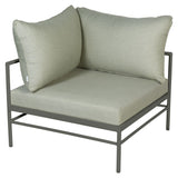 Fermob Rivage Fauteuil d'angle Romarin 48 Teint Masse Mix Vert Prairie M01354 