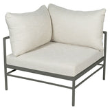 Fermob Rivage Fauteuil d'angle Romarin 48 Teint Masse Texture Osier M0605 