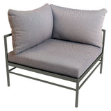 Fermob Rivage Fauteuil d'angle Romarin 48 Teint Masse Texture Stracciatella M01284 