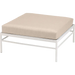 Fermob Rivage Pouf Blanc coton 01 Natté Sunbrella Ficelle M0610 