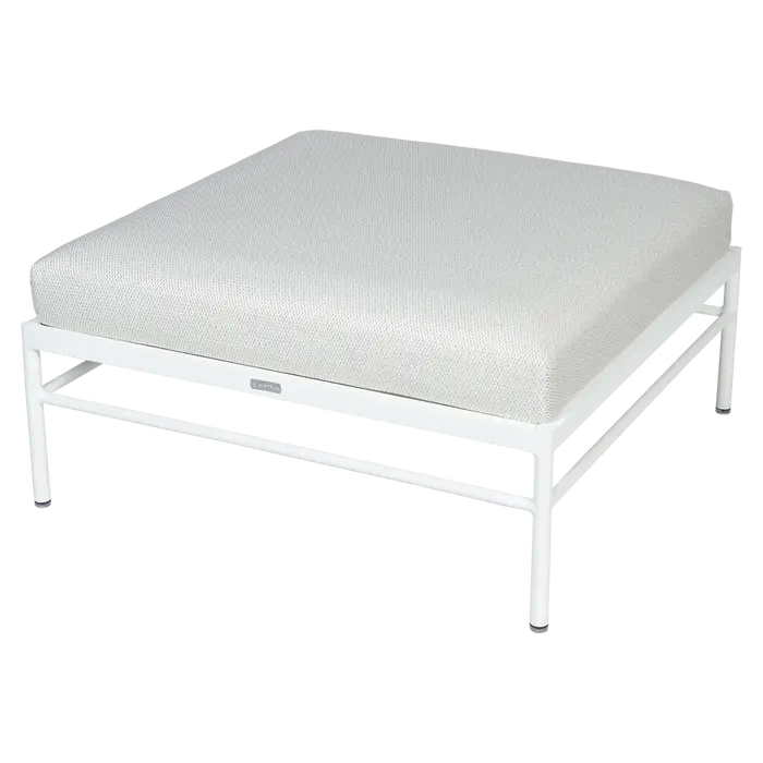 Fermob Rivage Pouf Blanc coton 01 Perle D4 