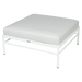 Fermob Rivage Pouf Blanc coton 01 Perle D4 