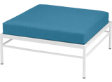 Fermob Rivage Pouf Blanc coton 01 Teint Masse Bleu Adriatic M03941 