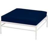 Fermob Rivage Pouf Blanc coton 01 Teint Masse Bleu Nuit M0754 