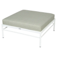 Fermob Rivage Pouf Blanc coton 01 Teint Masse Mix Vert Prairie M01354 