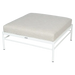 Fermob Rivage Pouf Blanc coton 01 Teint Masse Texture Osier M0605 