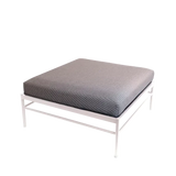 Fermob Rivage Pouf Blanc coton 01 Teint Masse Texture Stracciatella M01284 