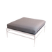 Fermob Rivage Pouf Blanc coton 01 Teint Masse Texture Stracciatella M01284 